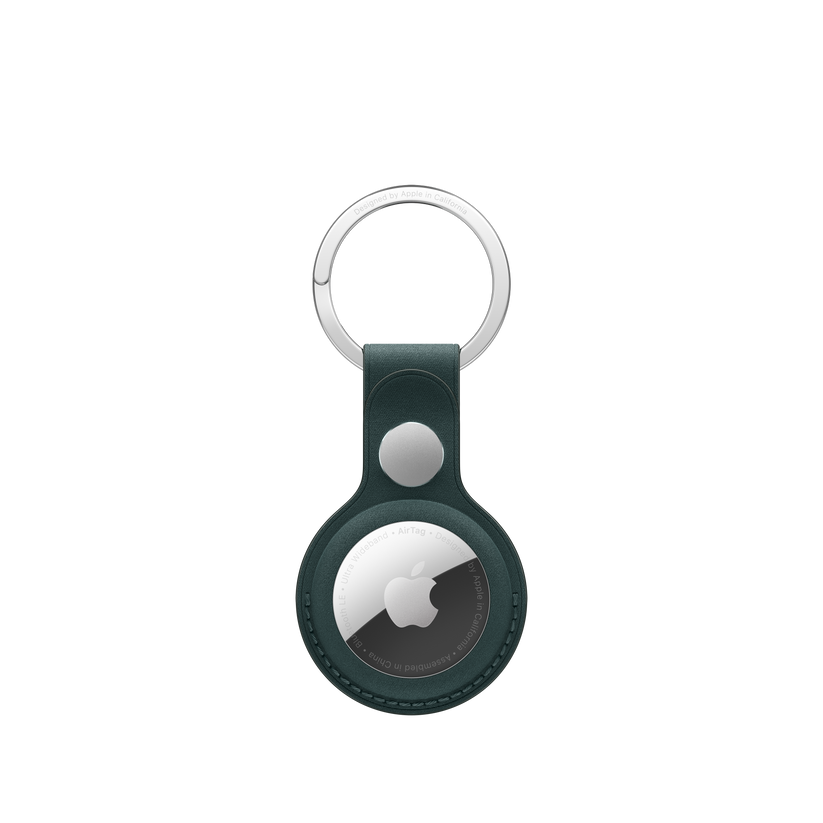 Breloc AirTag FineWoven Key Ring - Dark Green - iSTYLE RO