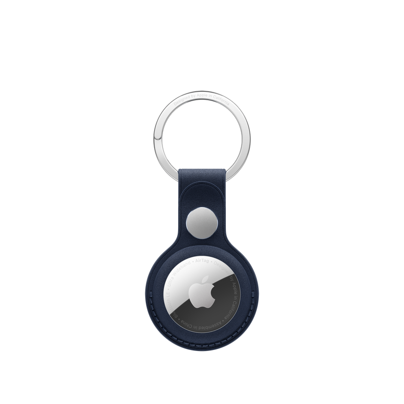 Breloc AirTag FineWoven Key Ring - Deep Blue - iSTYLE RO
