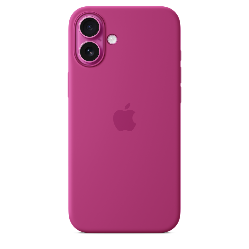 Husa de protectie Apple cu MagSafe pentru iPhone 16 Plus, Silicon, Fuchsia (Seasonal) - iSTYLE RO