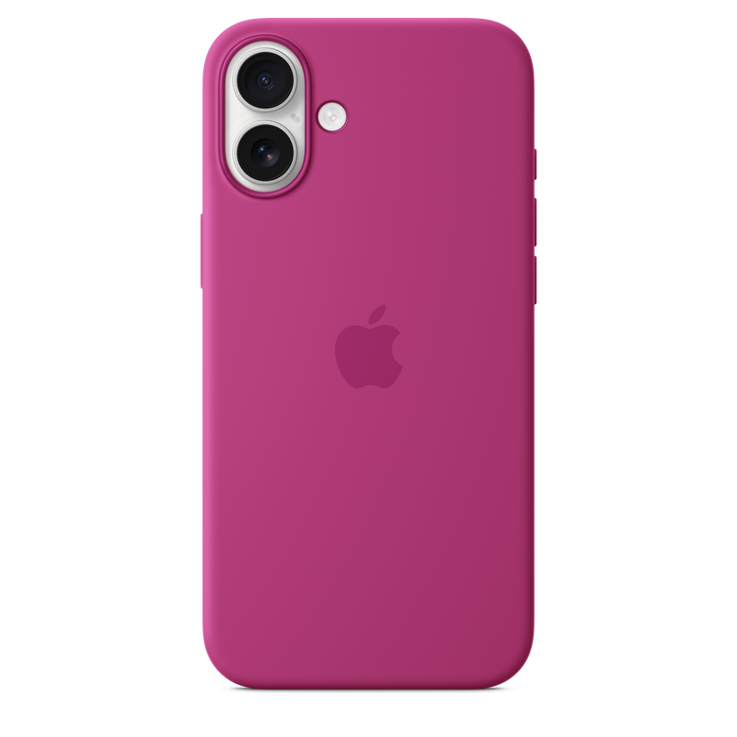 Husa de protectie Apple cu MagSafe pentru iPhone 16 Plus, Silicon, Fuchsia (Seasonal) - iSTYLE RO