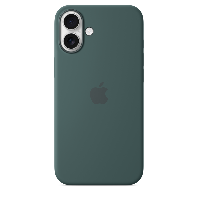 Husa de protectie Apple cu MagSafe pentru iPhone 16 Plus, Silicon, Lake Green (Seasonal) - iSTYLE RO