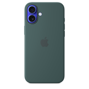Husa de protectie Apple cu MagSafe pentru iPhone 16 Plus, Silicon, Lake Green (Seasonal) - iSTYLE RO