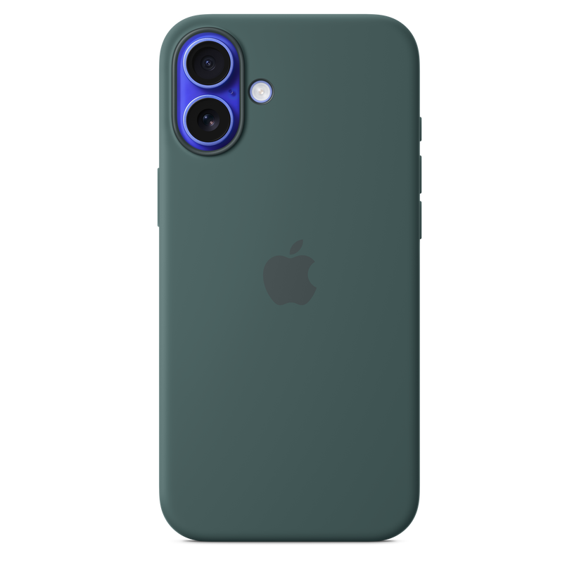 Husa de protectie Apple cu MagSafe pentru iPhone 16 Plus, Silicon, Lake Green (Seasonal) - iSTYLE RO