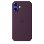 Husa de protectie Apple cu MagSafe pentru iPhone 16 Plus, Silicon, Plum - iSTYLE RO