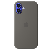 Husa de protectie Apple cu MagSafe pentru iPhone 16 Plus, Silicon, Stone Gray - iSTYLE RO