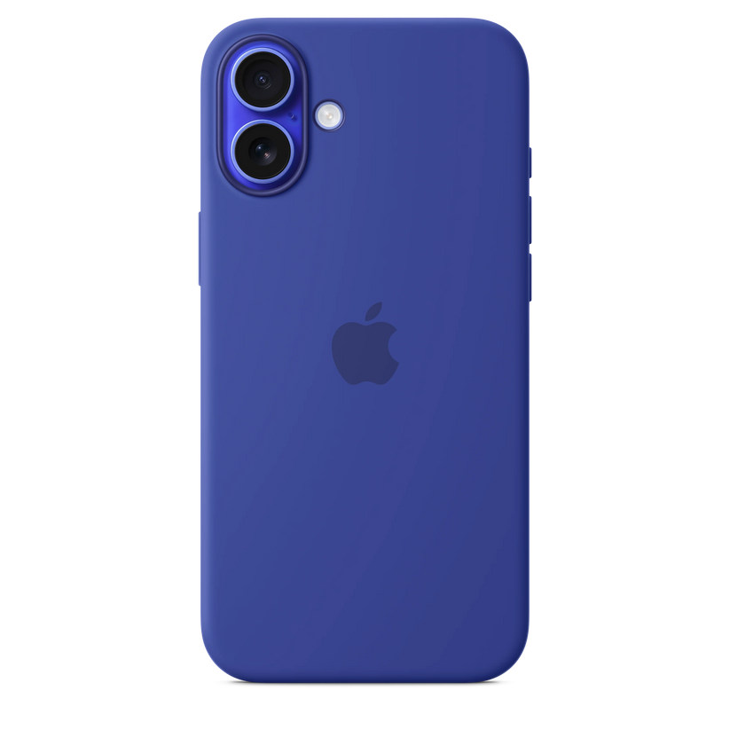 Husa de protectie Apple cu MagSafe pentru iPhone 16 Plus, Silicon, Ultramarine (Seasonal) - iSTYLE RO