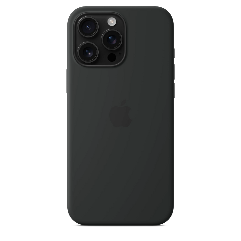 Husa de protectie Apple cu MagSafe pentru iPhone 16 Pro Max, Silicon, Negru - iSTYLE RO
