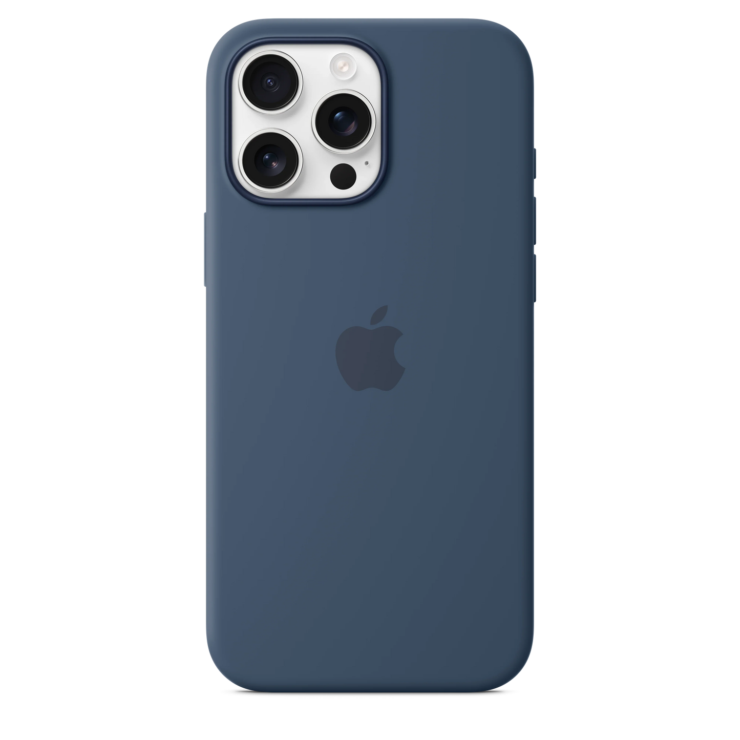 Husa de protectie Apple cu MagSafe pentru iPhone 16 Pro Max, Silicon, Denim - iSTYLE RO
