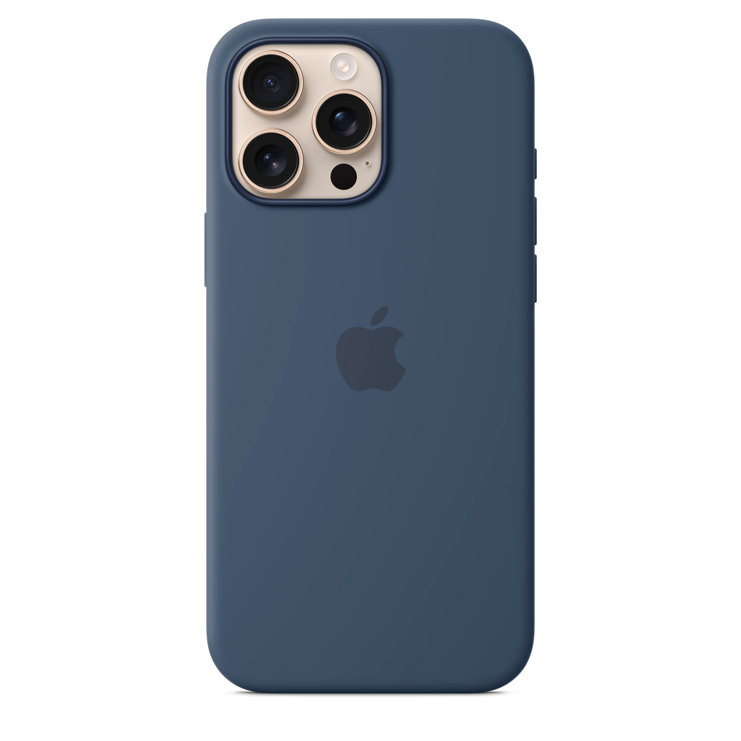 Husa de protectie Apple cu MagSafe pentru iPhone 16 Pro Max, Silicon, Denim - iSTYLE RO