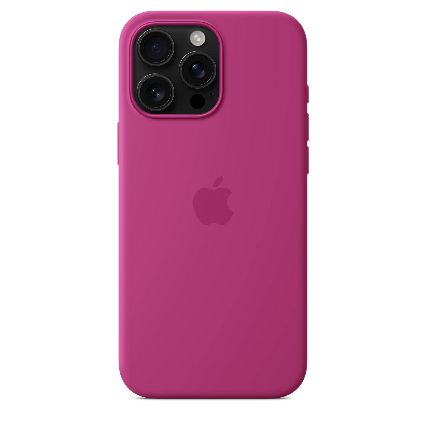 Husa de protectie Apple cu MagSafe pentru iPhone 16 Pro Max, Silicon, Fuchsia (Seasonal) - iSTYLE RO