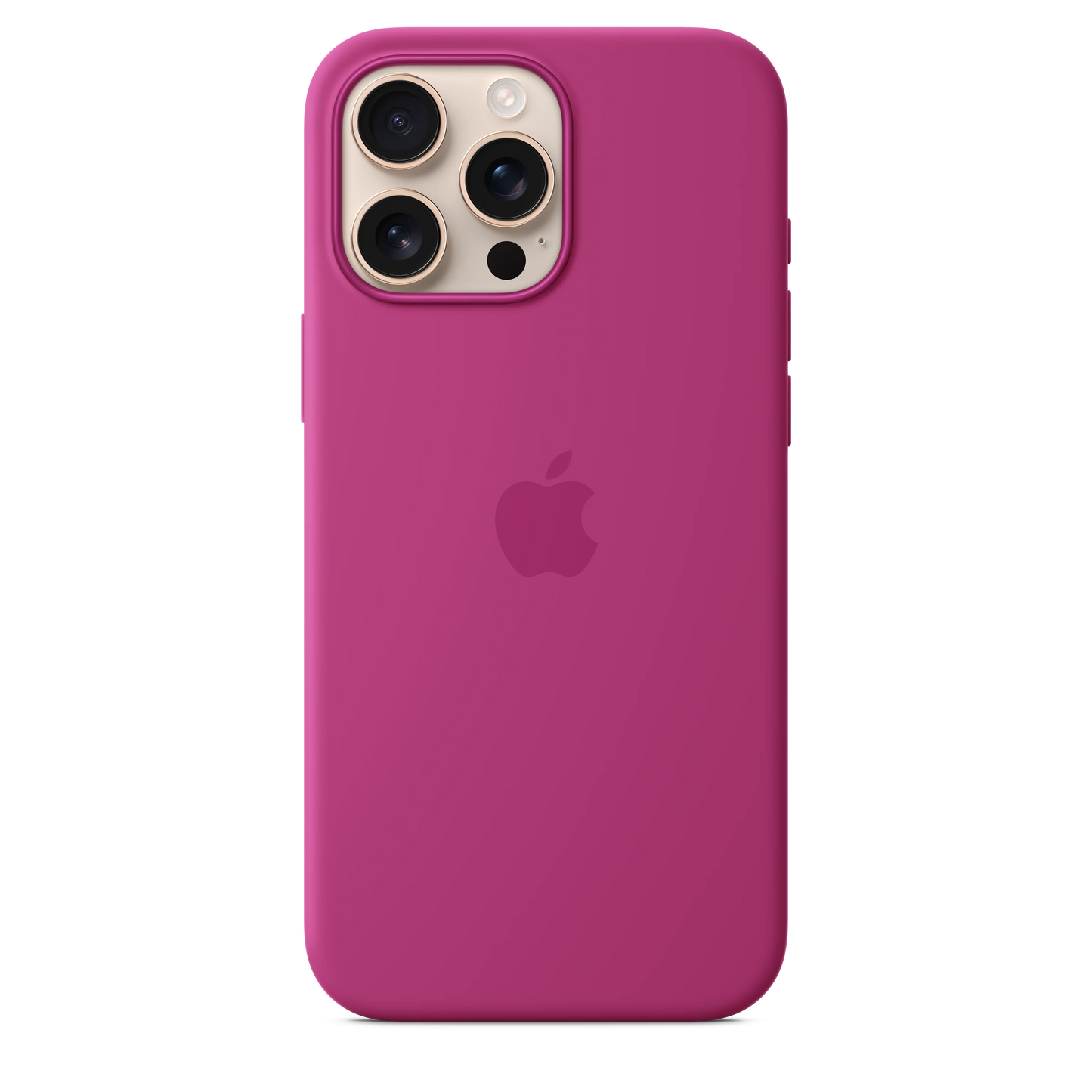 Husa de protectie Apple cu MagSafe pentru iPhone 16 Pro Max, Silicon, Fuchsia (Seasonal) - iSTYLE RO