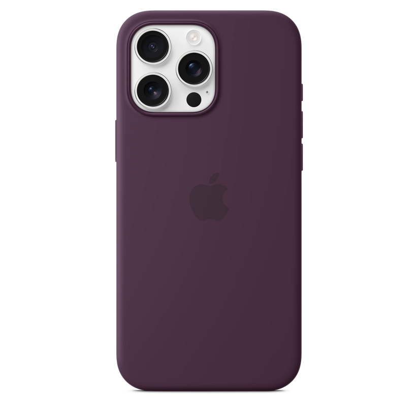 Husa de protectie Apple cu MagSafe pentru iPhone 16 Pro Max, Silicon, Plum - iSTYLE RO