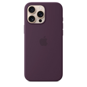 Husa de protectie Apple cu MagSafe pentru iPhone 16 Pro Max, Silicon, Plum - iSTYLE RO