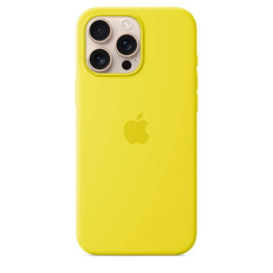 Husa de protectie Apple cu MagSafe pentru iPhone 16 Pro Max, Silicon, Star Fruit (Seasonal) - iSTYLE RO