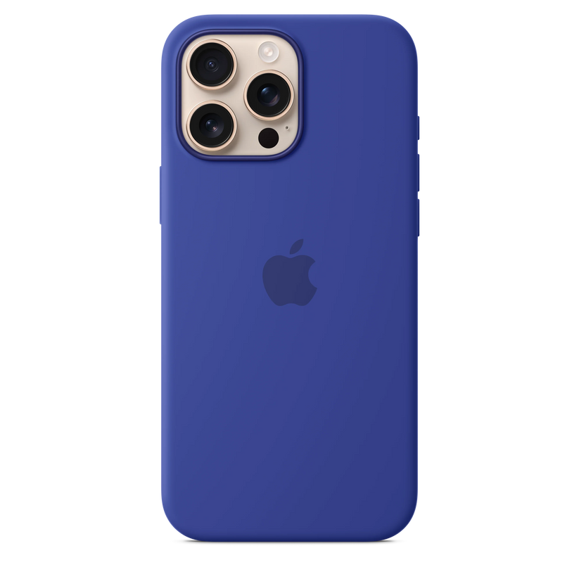 Husa de protectie Apple cu MagSafe pentru iPhone 16 Pro Max, Silicon, Ultramarine (Seasonal) - iSTYLE RO