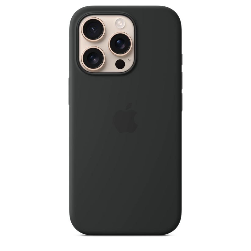 Husa de protectie Apple cu MagSafe pentru iPhone 16 Pro, Silicon, Black - iSTYLE RO