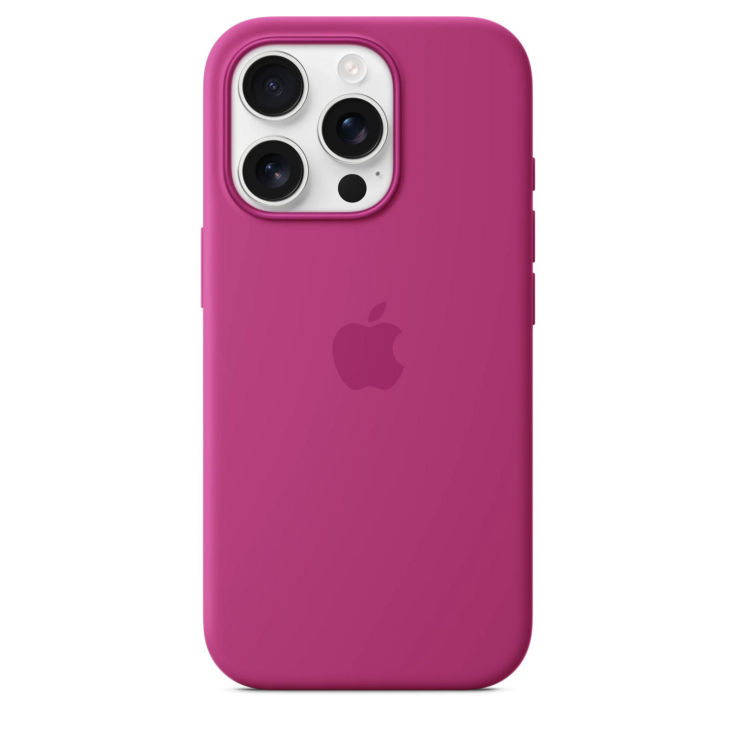 Husa de protectie Apple cu MagSafe pentru iPhone 16 Pro, Silicon, Fuchsia (Seasonal) - iSTYLE RO