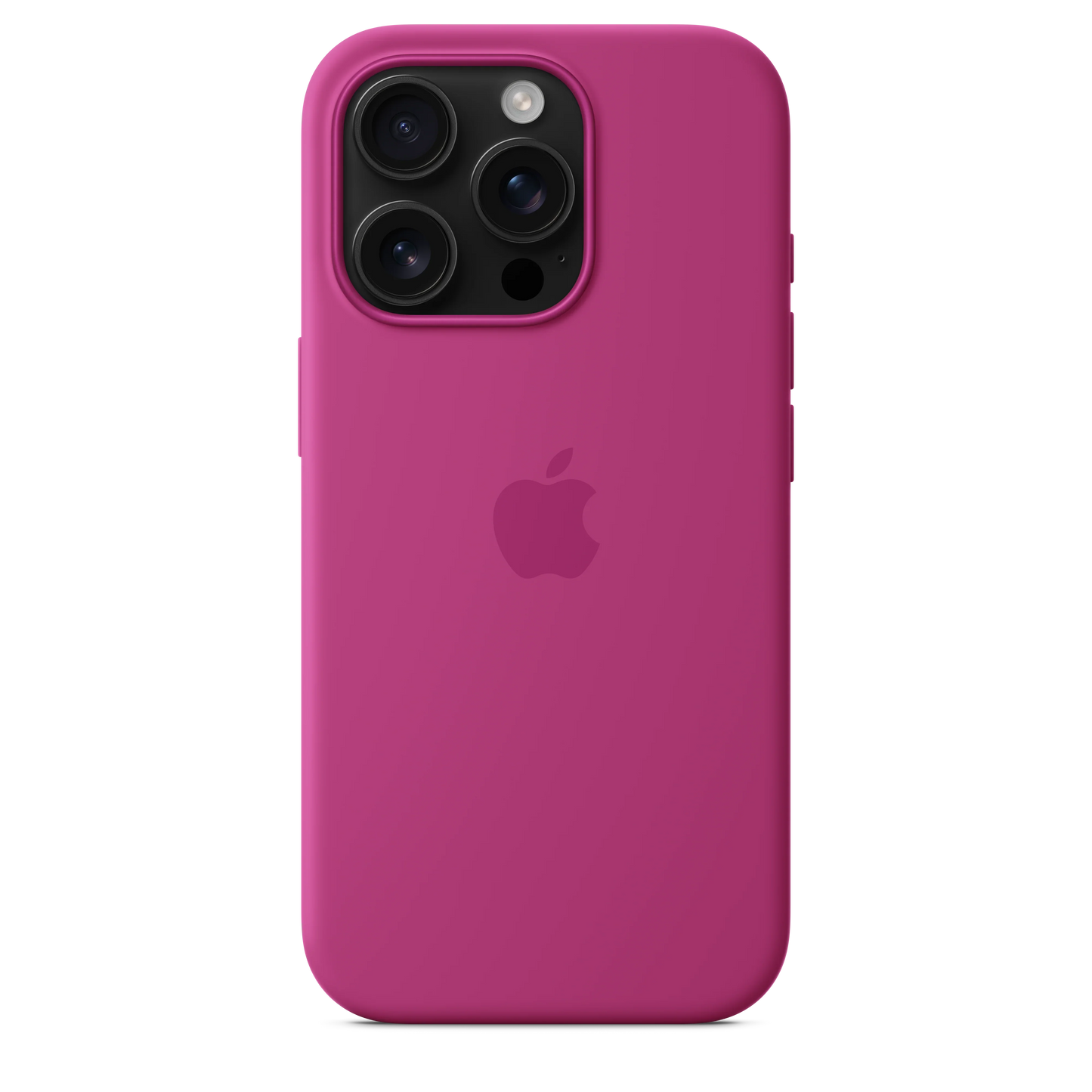 Husa de protectie Apple cu MagSafe pentru iPhone 16 Pro, Silicon, Fuchsia (Seasonal) - iSTYLE RO