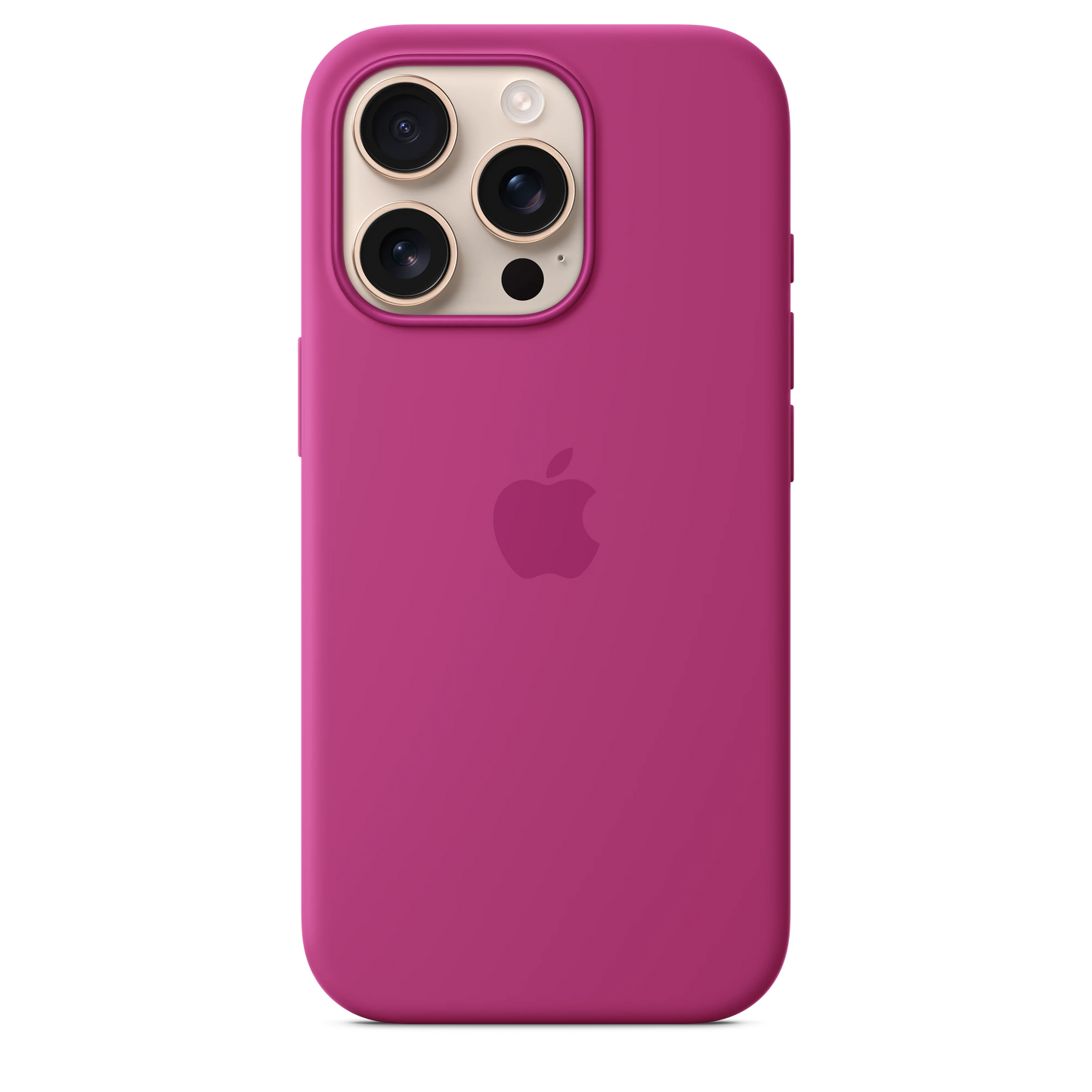 Husa de protectie Apple cu MagSafe pentru iPhone 16 Pro, Silicon, Fuchsia (Seasonal) - iSTYLE RO