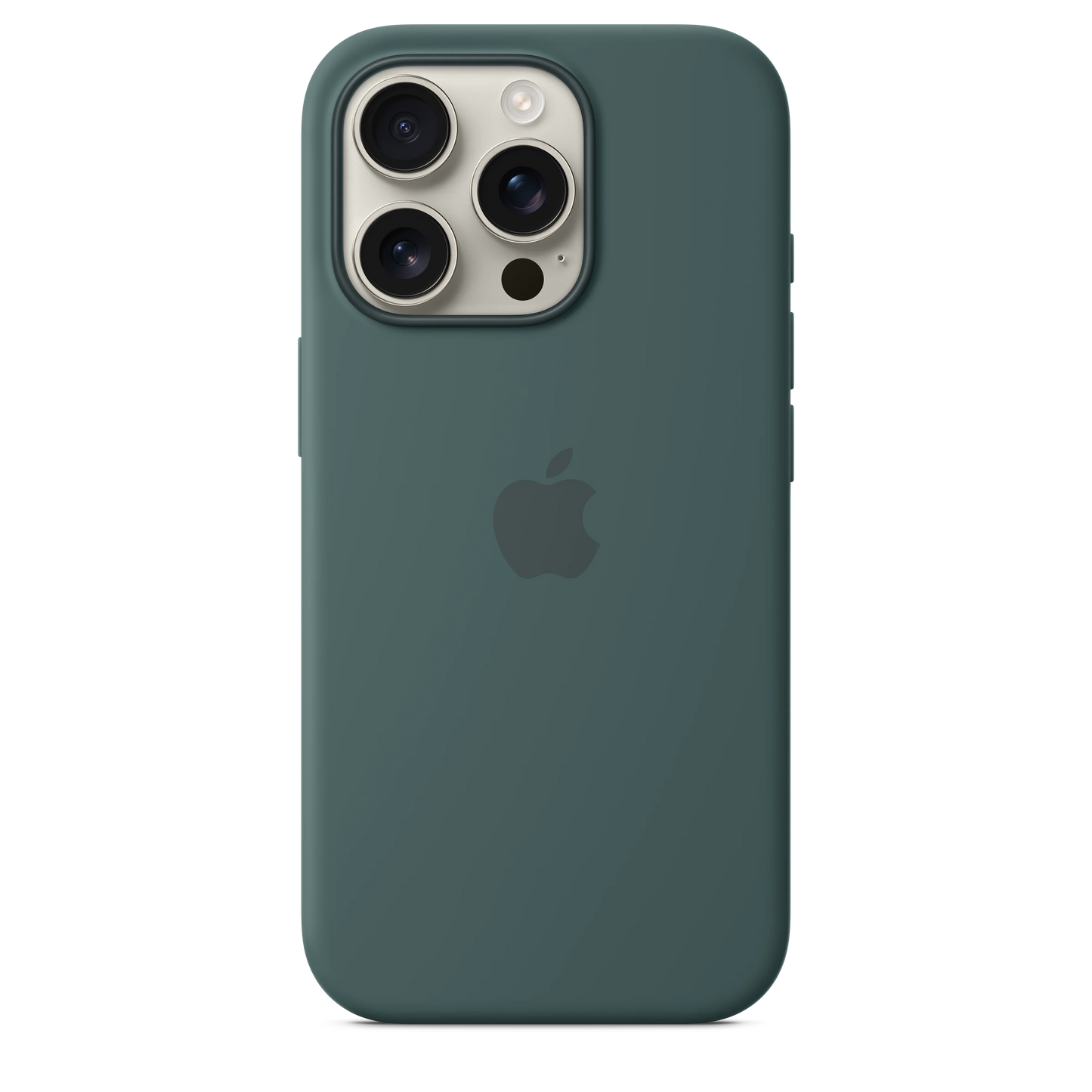 Husa de protectie Apple cu MagSafe pentru iPhone 16 Pro, Silicon, Lake Green (Seasonal) - iSTYLE RO