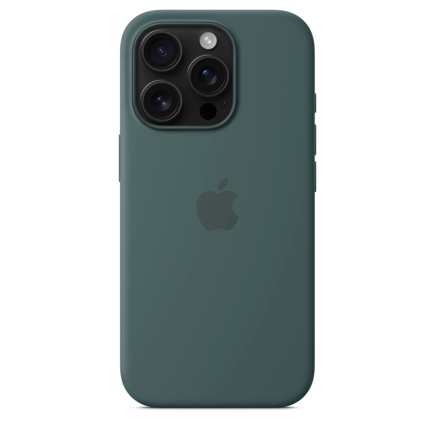 Husa de protectie Apple cu MagSafe pentru iPhone 16 Pro, Silicon, Lake Green (Seasonal) - iSTYLE RO