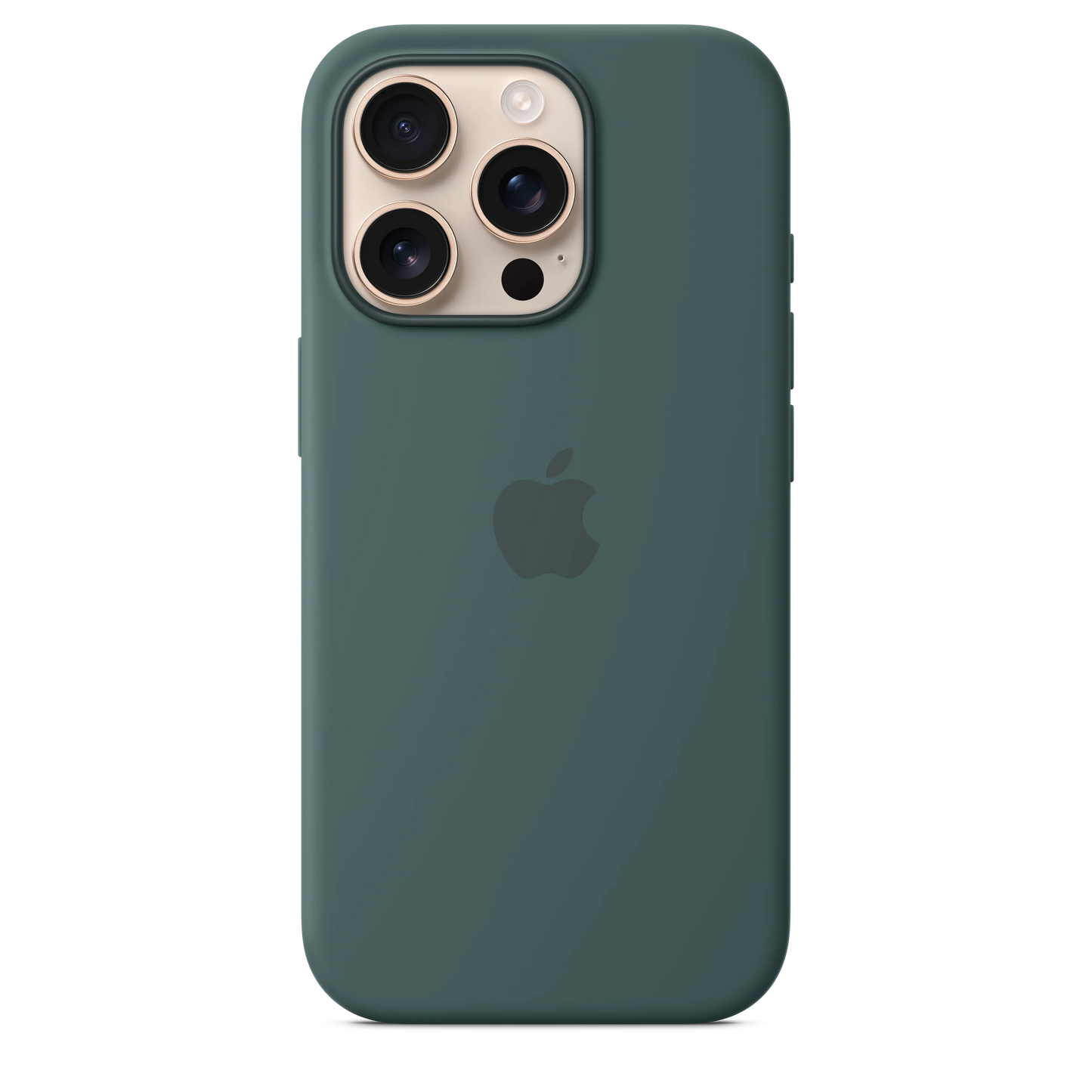 Husa de protectie Apple cu MagSafe pentru iPhone 16 Pro, Silicon, Lake Green (Seasonal) - iSTYLE RO