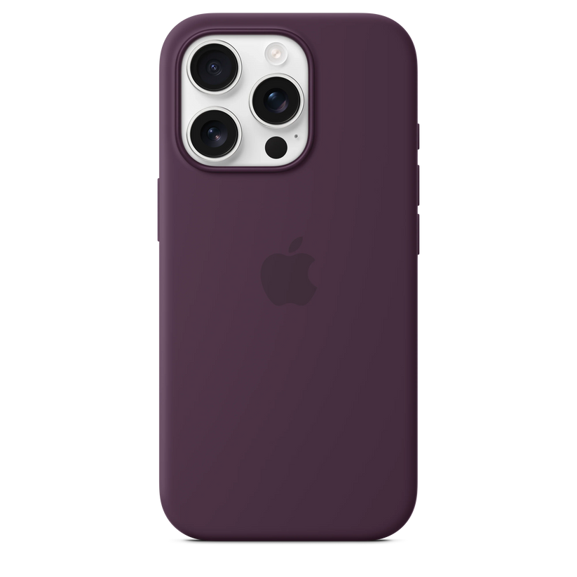 Husa de protectie Apple cu MagSafe pentru iPhone 16 Pro, Silicon, Plum - iSTYLE RO