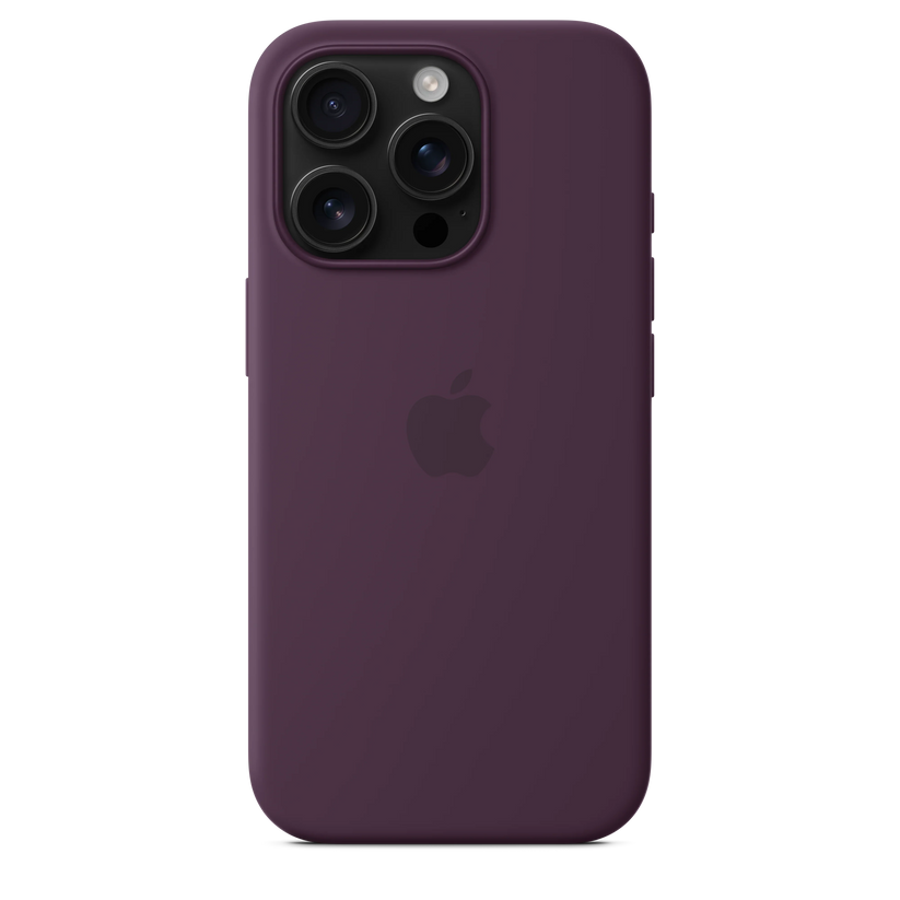 Husa de protectie Apple cu MagSafe pentru iPhone 16 Pro, Silicon, Plum - iSTYLE RO