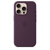 Husa de protectie Apple cu MagSafe pentru iPhone 16 Pro, Silicon, Plum - iSTYLE RO