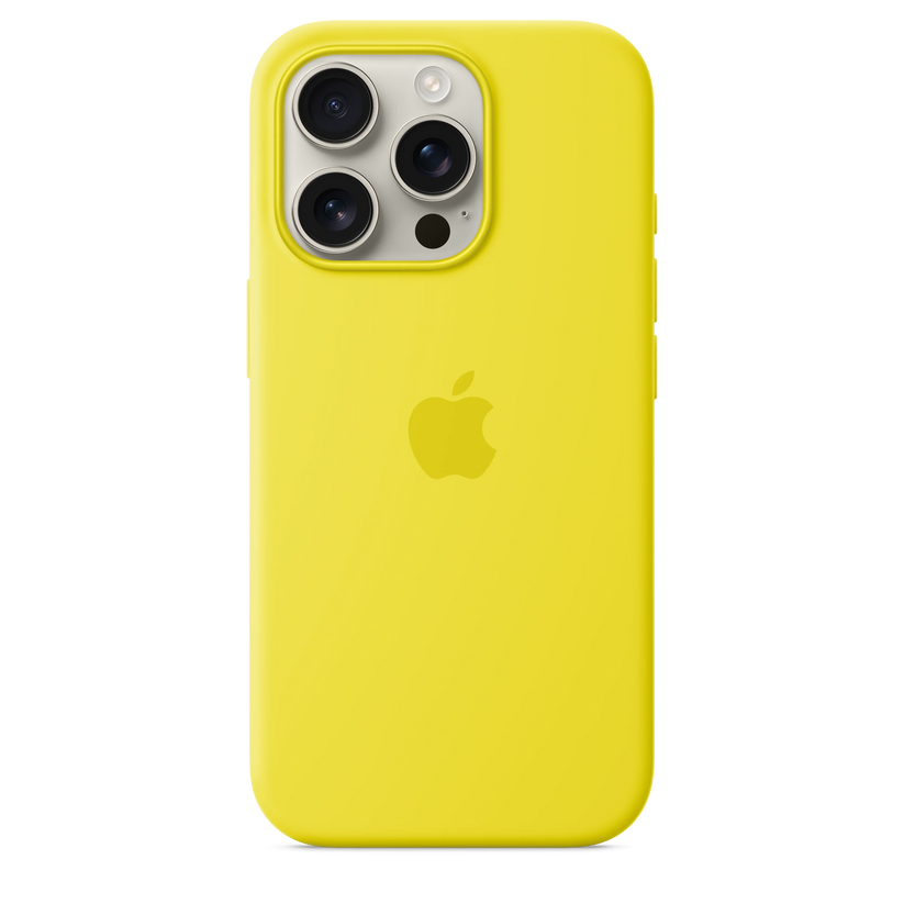 Husa de protectie Apple cu MagSafe pentru iPhone 16 Pro, Silicon, Star Fruit (Seasonal) - iSTYLE RO