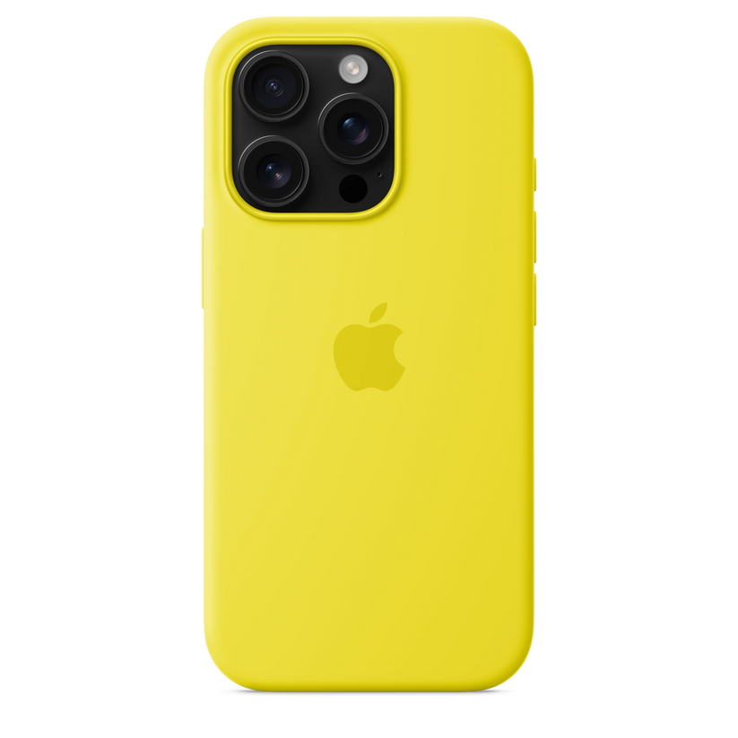 Husa de protectie Apple cu MagSafe pentru iPhone 16 Pro, Silicon, Star Fruit (Seasonal) - iSTYLE RO