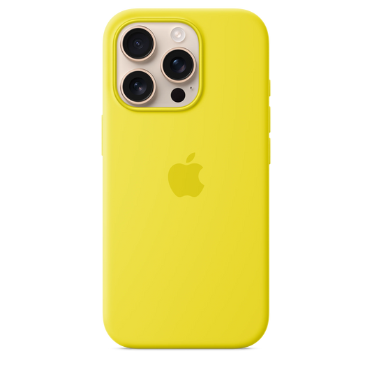Husa de protectie Apple cu MagSafe pentru iPhone 16 Pro, Silicon, Star Fruit (Seasonal) - iSTYLE RO