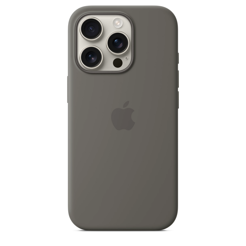 Husa de protectie Apple cu MagSafe pentru iPhone 16 Pro, Silicon, Stone Gray - iSTYLE RO