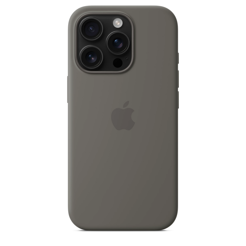Husa de protectie Apple cu MagSafe pentru iPhone 16 Pro, Silicon, Stone Gray - iSTYLE RO