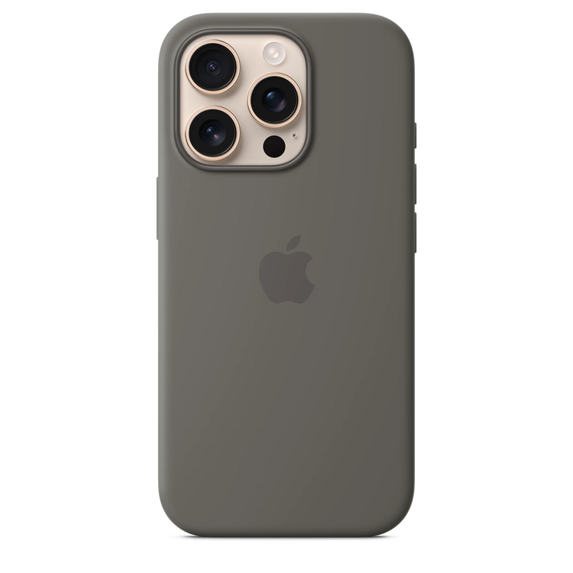 Husa de protectie Apple cu MagSafe pentru iPhone 16 Pro, Silicon, Stone Gray - iSTYLE RO