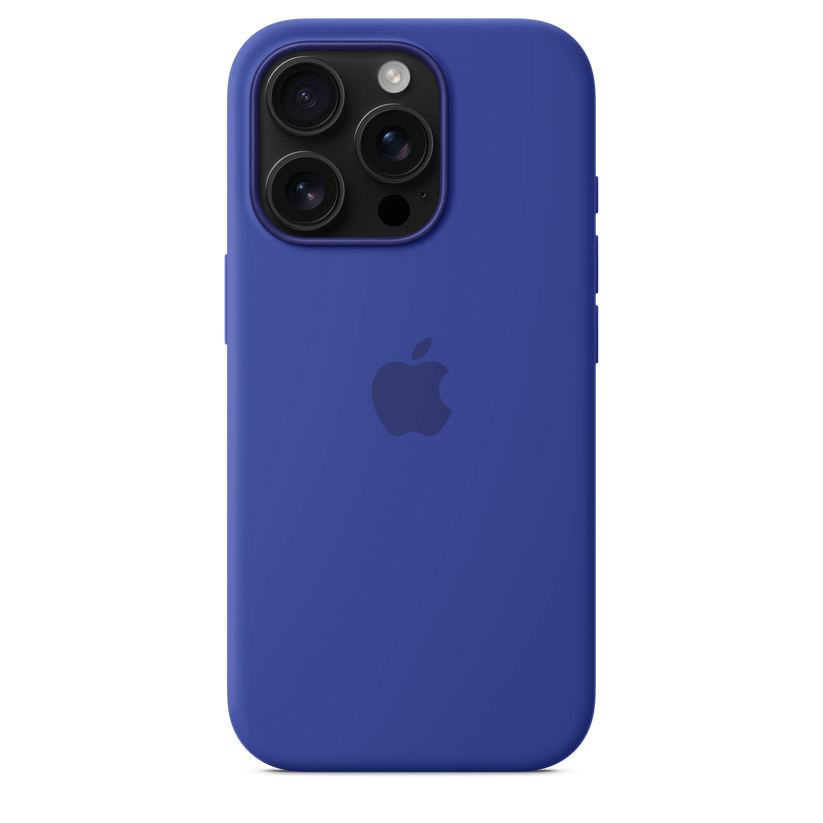 Husa de protectie Apple cu MagSafe pentru iPhone 16 Pro, Silicon, Ultramarine (Seasonal) - iSTYLE RO