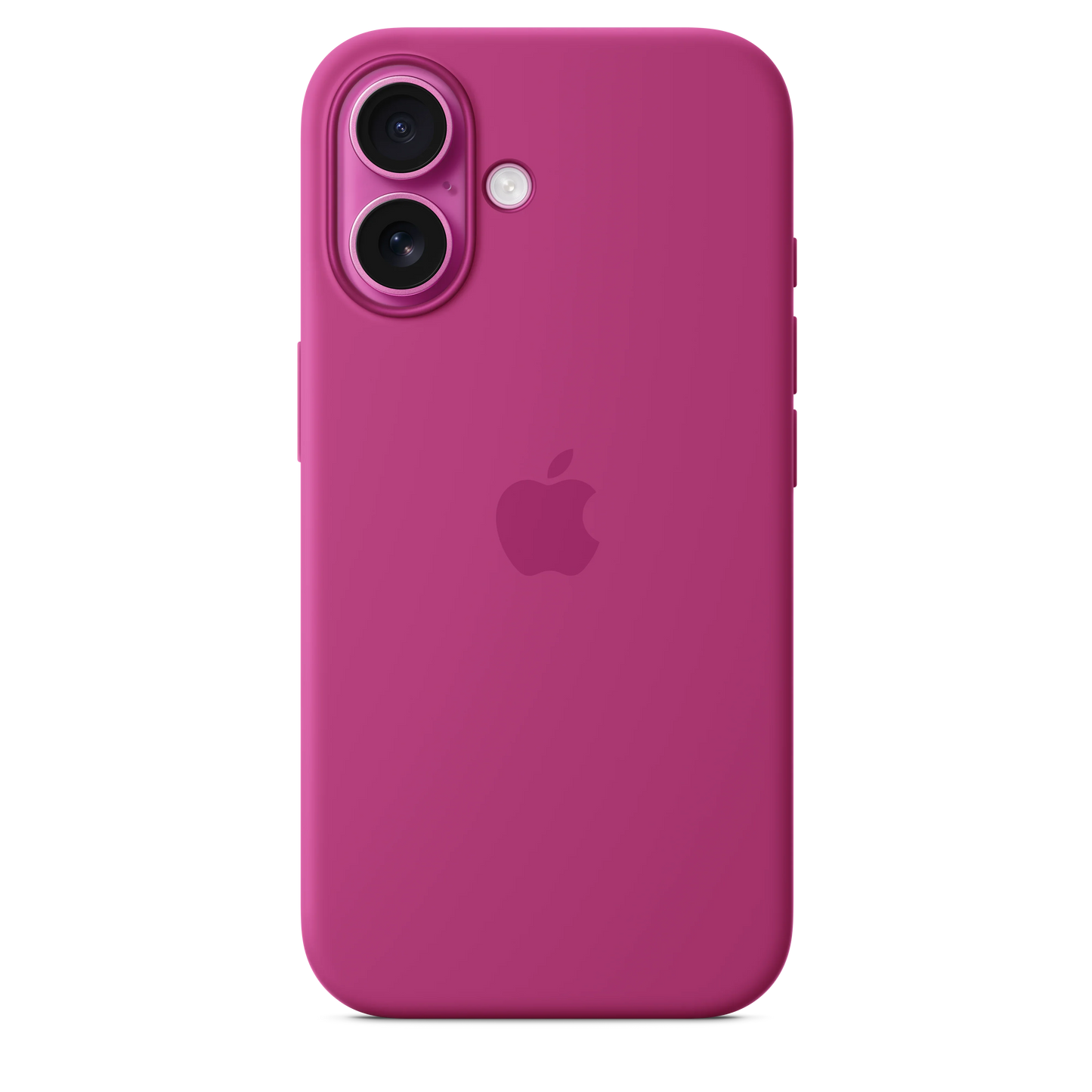 Husa de protectie Apple cu MagSafe pentru iPhone 16, Silicon, Fuchsia (Seasonal) - iSTYLE RO