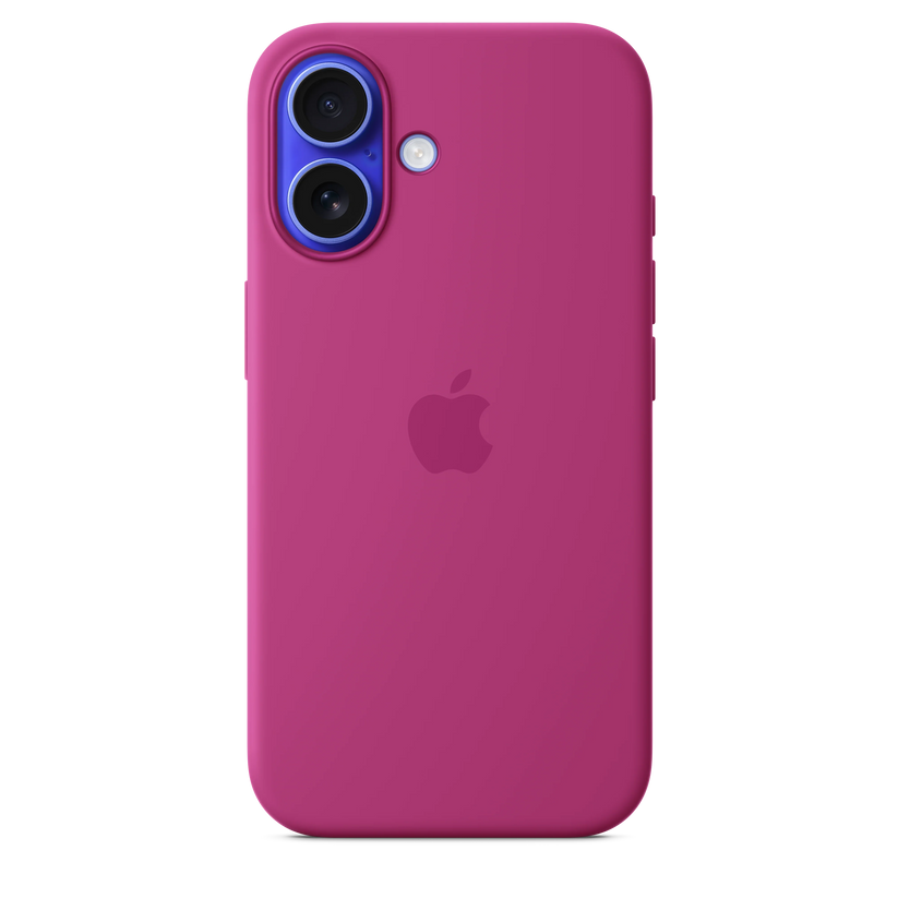 Husa de protectie Apple cu MagSafe pentru iPhone 16, Silicon, Fuchsia (Seasonal) - iSTYLE RO