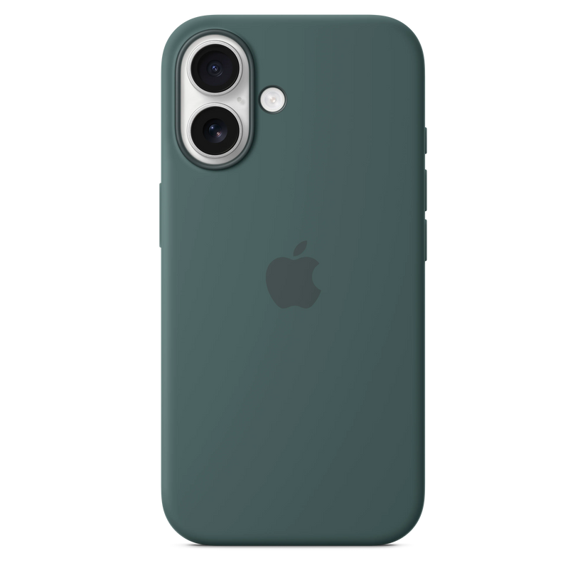 Husa de protectie Apple cu MagSafe pentru iPhone 16, Silicon, Lake Green (Seasonal) - iSTYLE RO