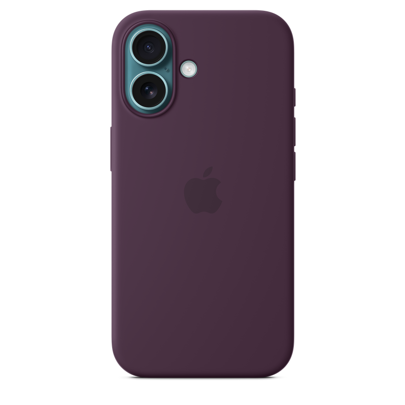 Husa de protectie Apple cu MagSafe pentru iPhone 16, Silicon, Plum - iSTYLE RO