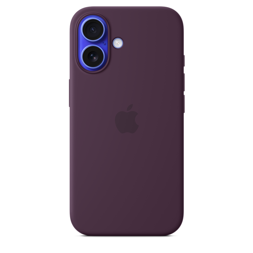 Husa de protectie Apple cu MagSafe pentru iPhone 16, Silicon, Plum - iSTYLE RO
