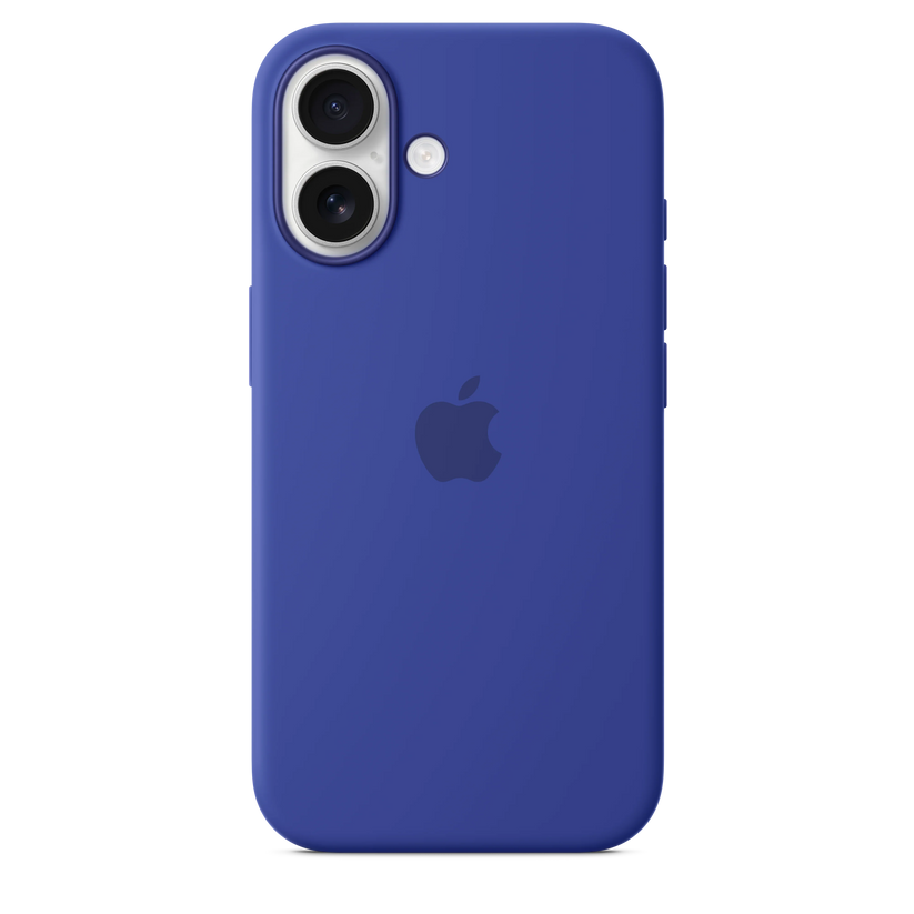 Husa de protectie Apple cu MagSafe pentru iPhone 16, Silicon, Ultramarine (Seasonal) - iSTYLE RO