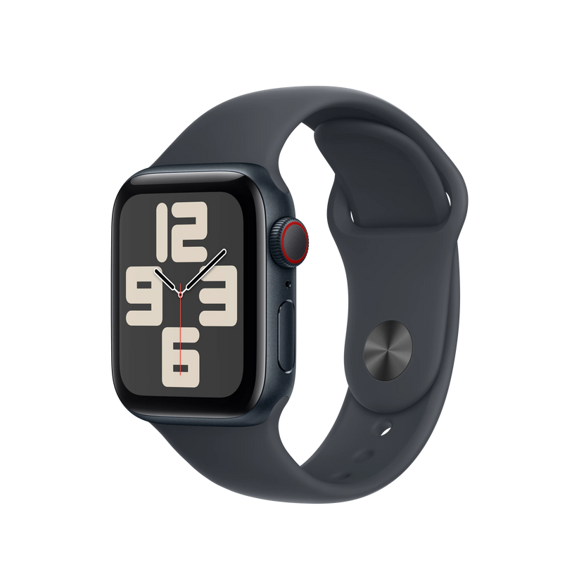 Curea Apple pentru Apple Watch 40mm Sport Band, Black Sport Band, M/L - iSTYLE RO