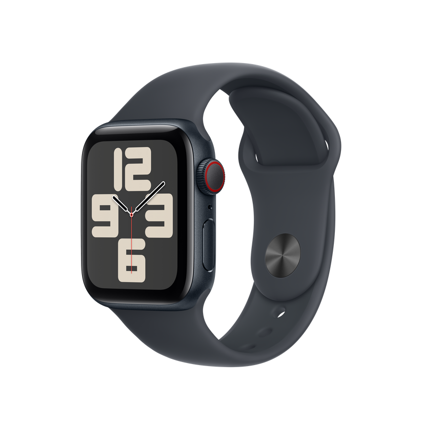 Curea Apple pentru Apple Watch 40mm Sport Band, Black Sport Band, S/M - iSTYLE RO