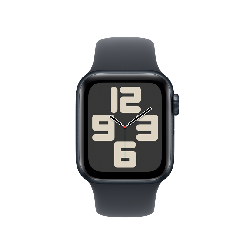 Curea Apple pentru Apple Watch 40mm Sport Band, Black Sport Band, S/M - iSTYLE RO