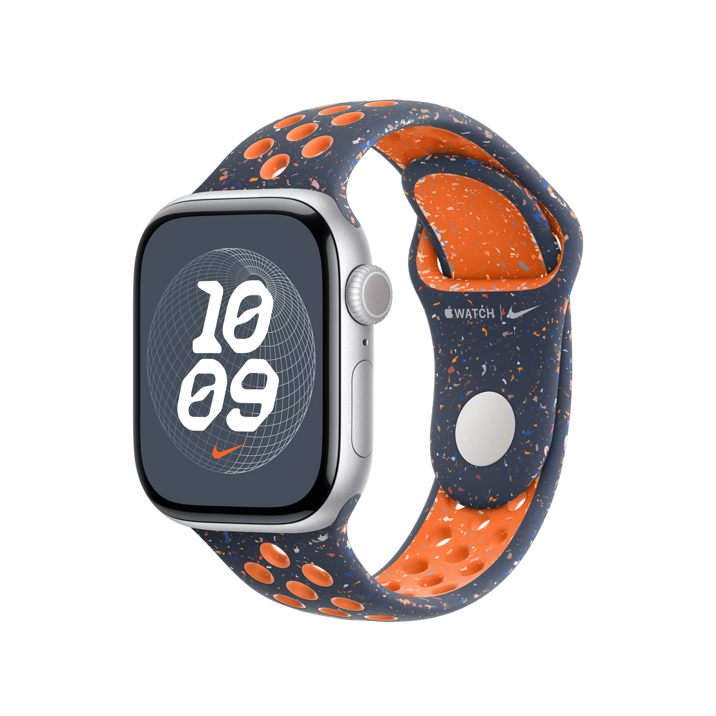 Curea Apple pentru Apple Watch 40mm Nike Sport Band, Blue Flame Nike Sport Band, S/M - iSTYLE RO