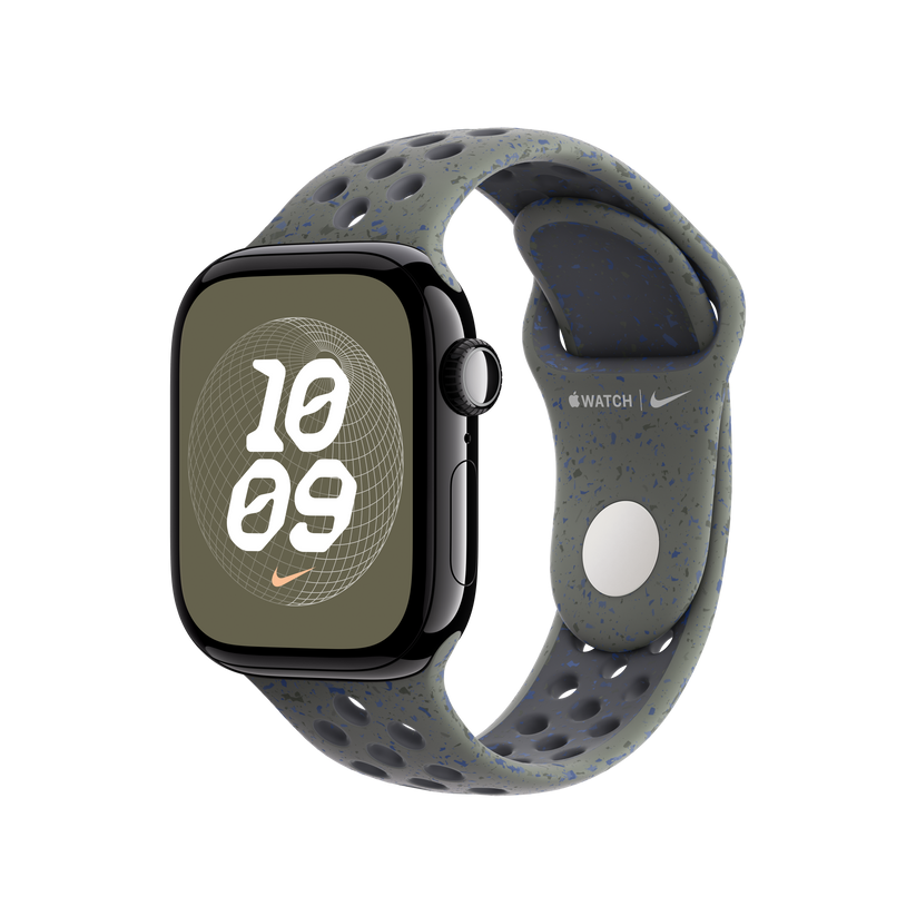 Curea Apple pentru Apple Watch 40mm Nike Sport Band, Cargo Khaki Nike Sport Band, S/M - iSTYLE RO