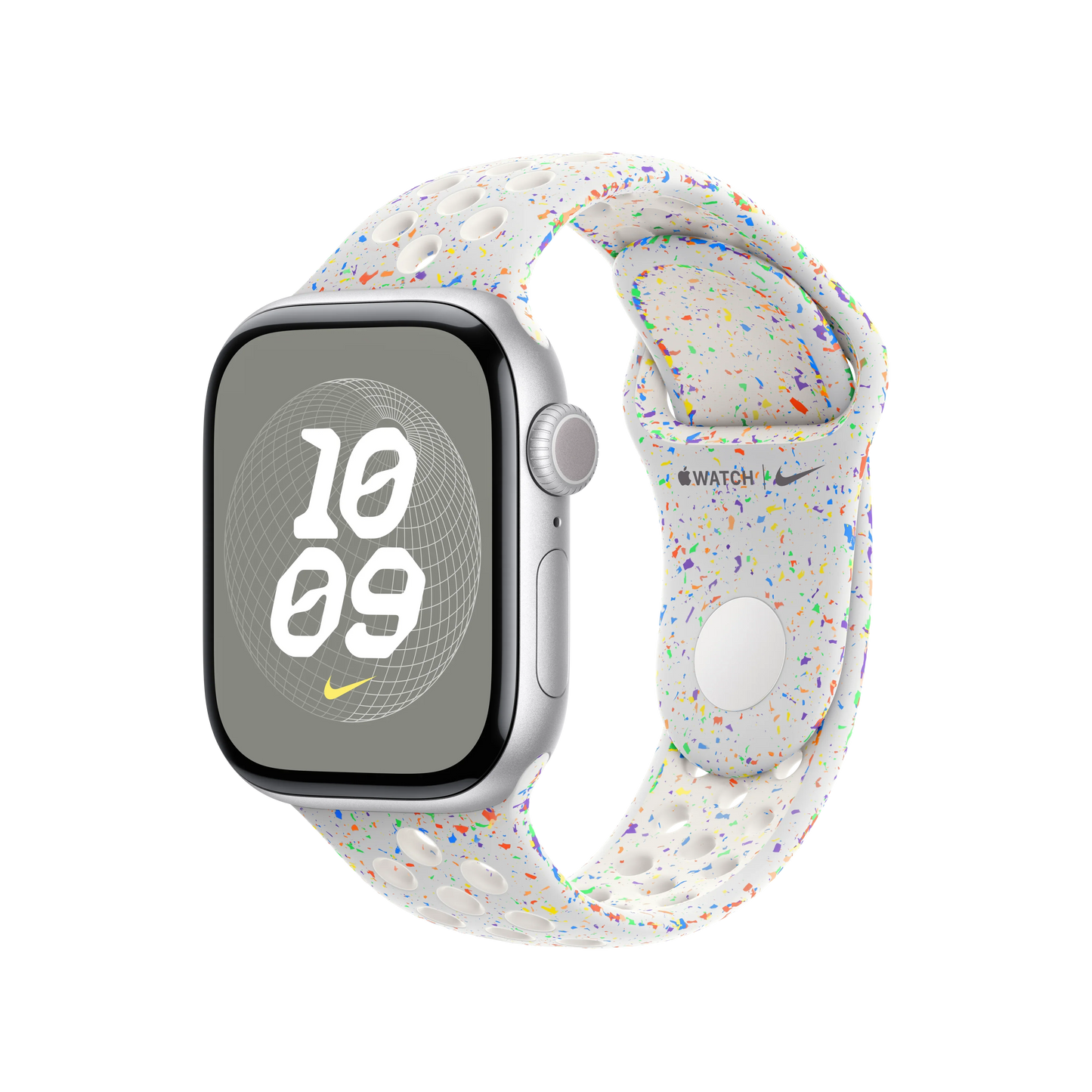 Curea Apple pentru Apple Watch 40mm Nike Sport Band, Pure Platinum Nike Sport Band, M/L - iSTYLE RO