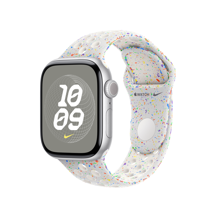 Curea Apple pentru Apple Watch 40mm Nike Sport Band, Pure Platinum Nike Sport Band, S/M - iSTYLE RO