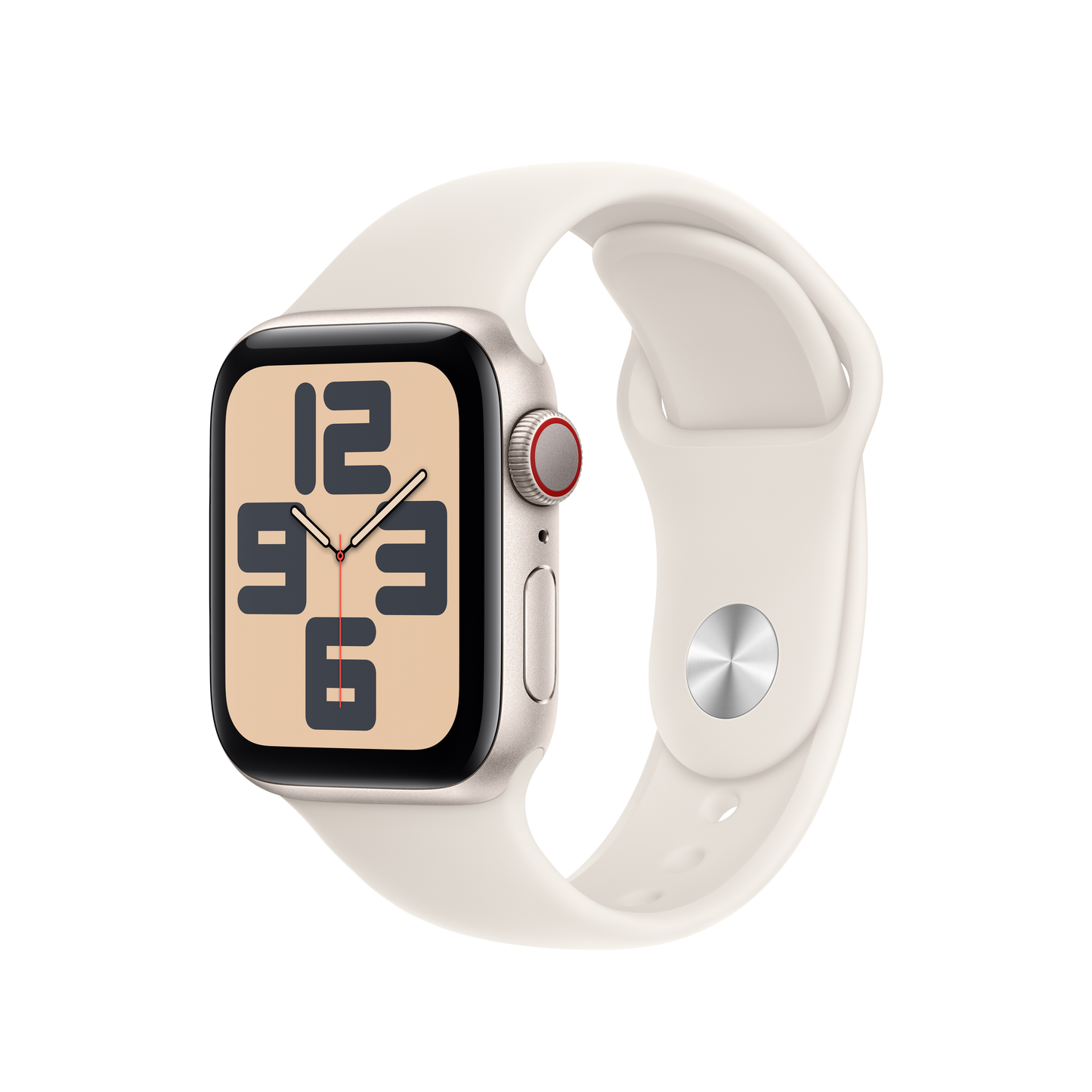 Curea Apple pentru Apple Watch 40mm Sport Band, Starlight Sport Band, M/L - iSTYLE RO